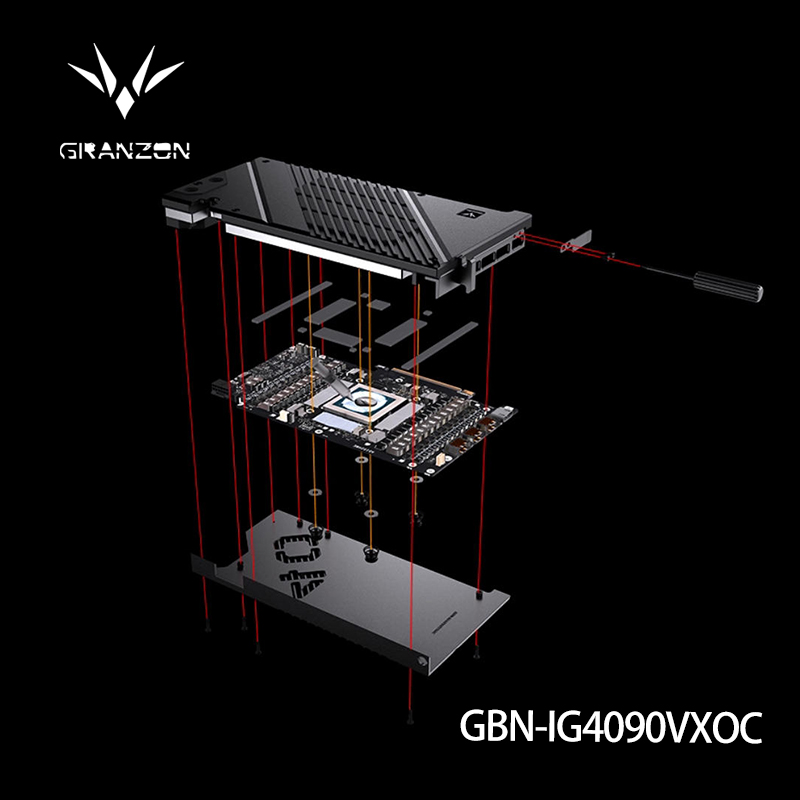Rtx 4090 Water Block Full Cover - Bloque de Agua Granzon para Tarjeta