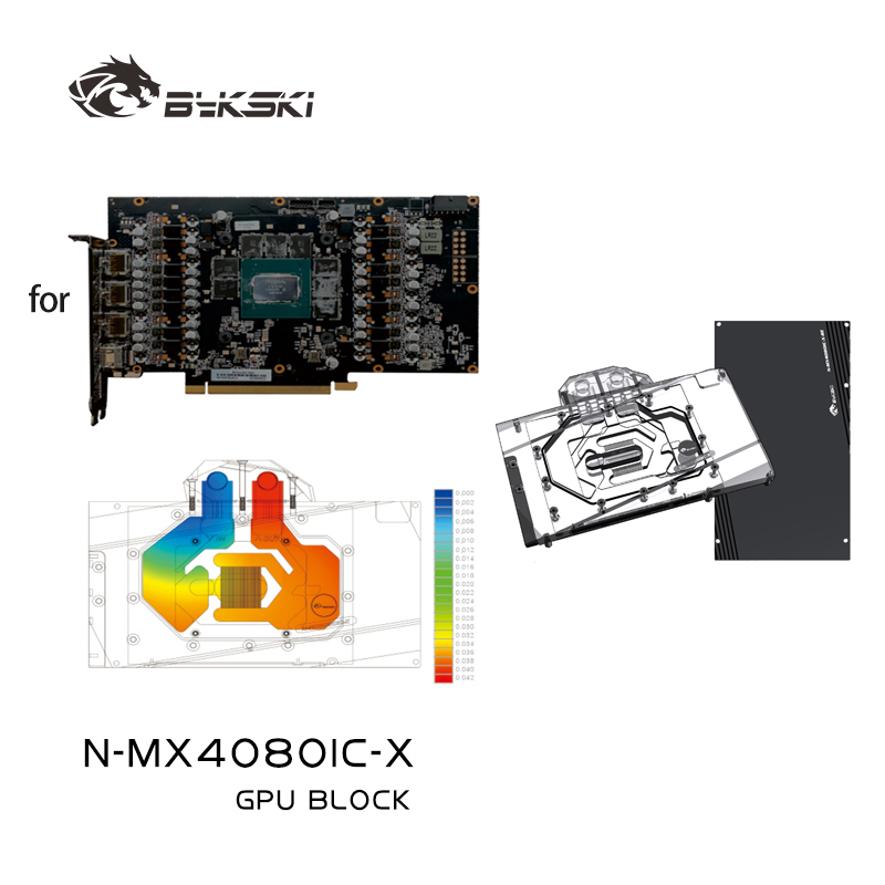 Rtx 4080 Water Cooling Block - Bykski N-MX4080IC-X bloque GPU para MAXSUN