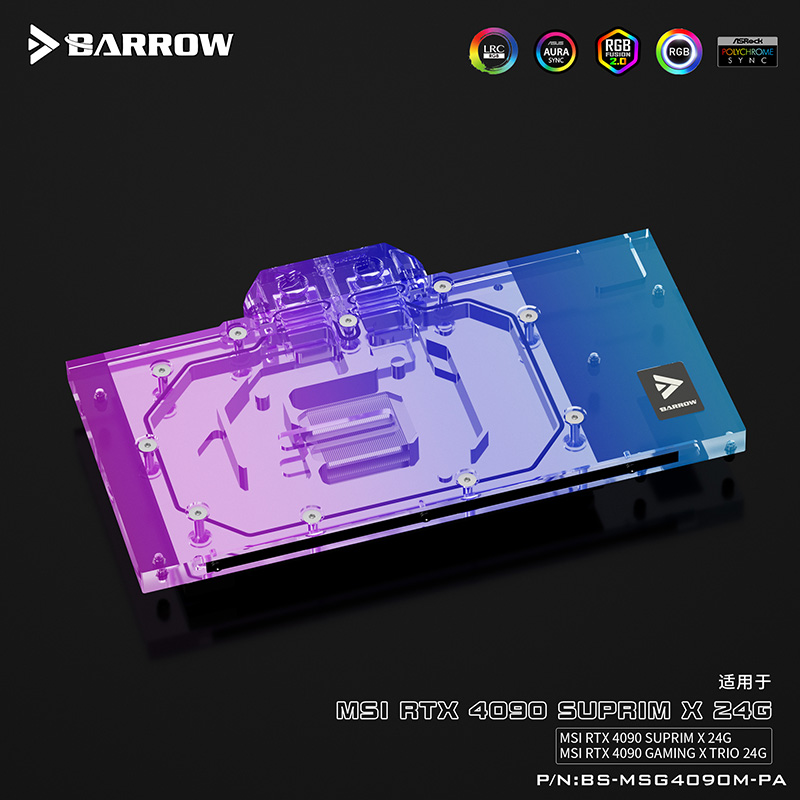 Rtx 4090 Water Block Full Cover - Bloque de agua de cobertura completa
