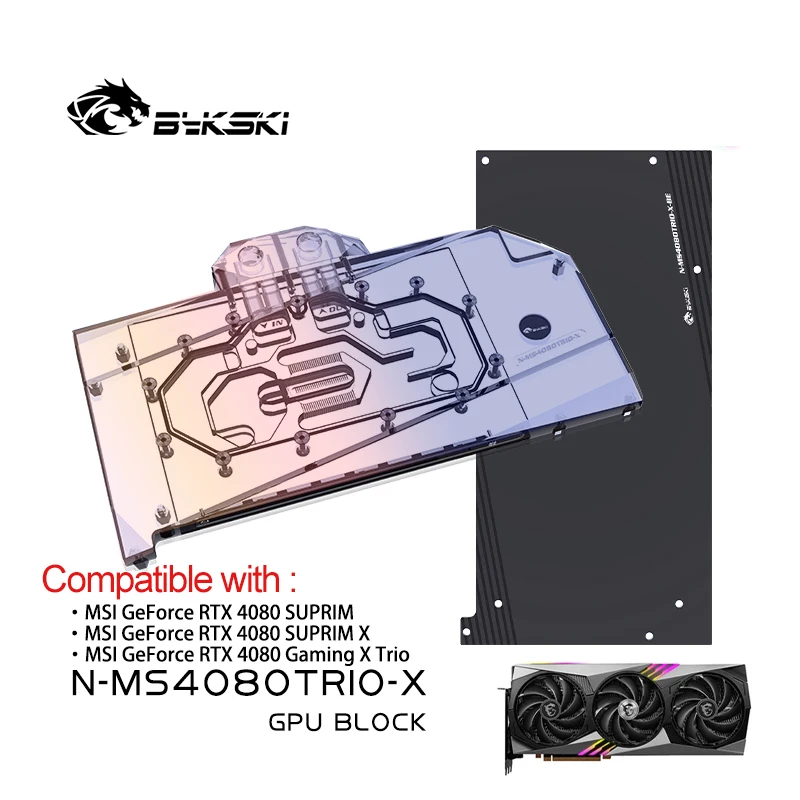 Rtx 4080 Water Cooling Block - Bloque de refrigeración por agua Bykski
