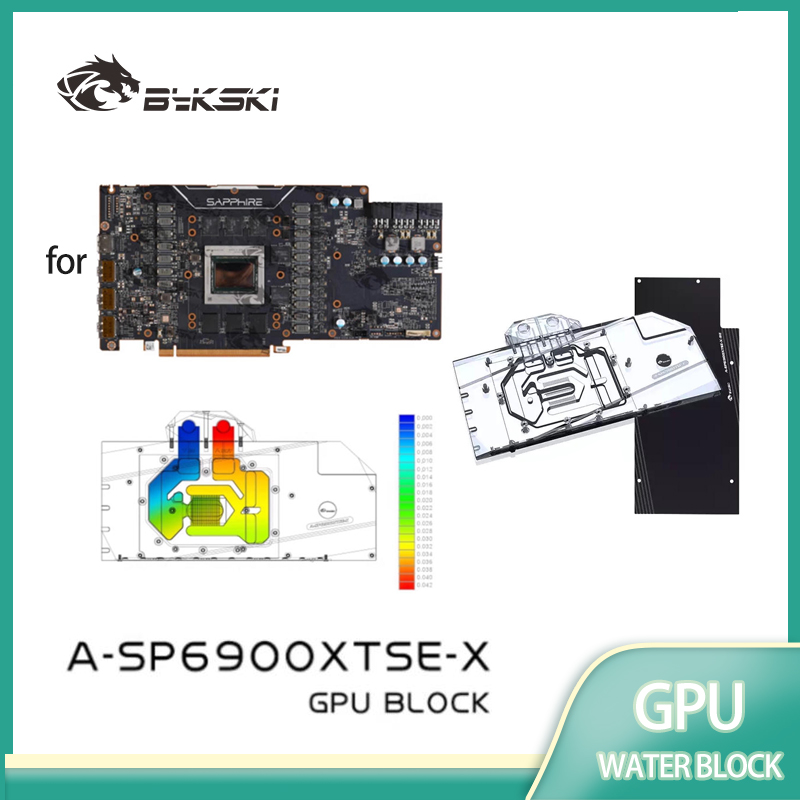 Rx 6900 Xt 16Gb - Bykski GPU bloque de agua para
