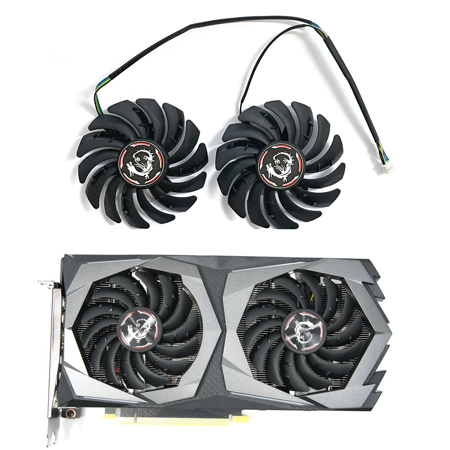 Rtx 4080 Super 16Gb - PLD09210B12HH PLD09210S12HH 85MM 4PIN GTX1660 enfriador
