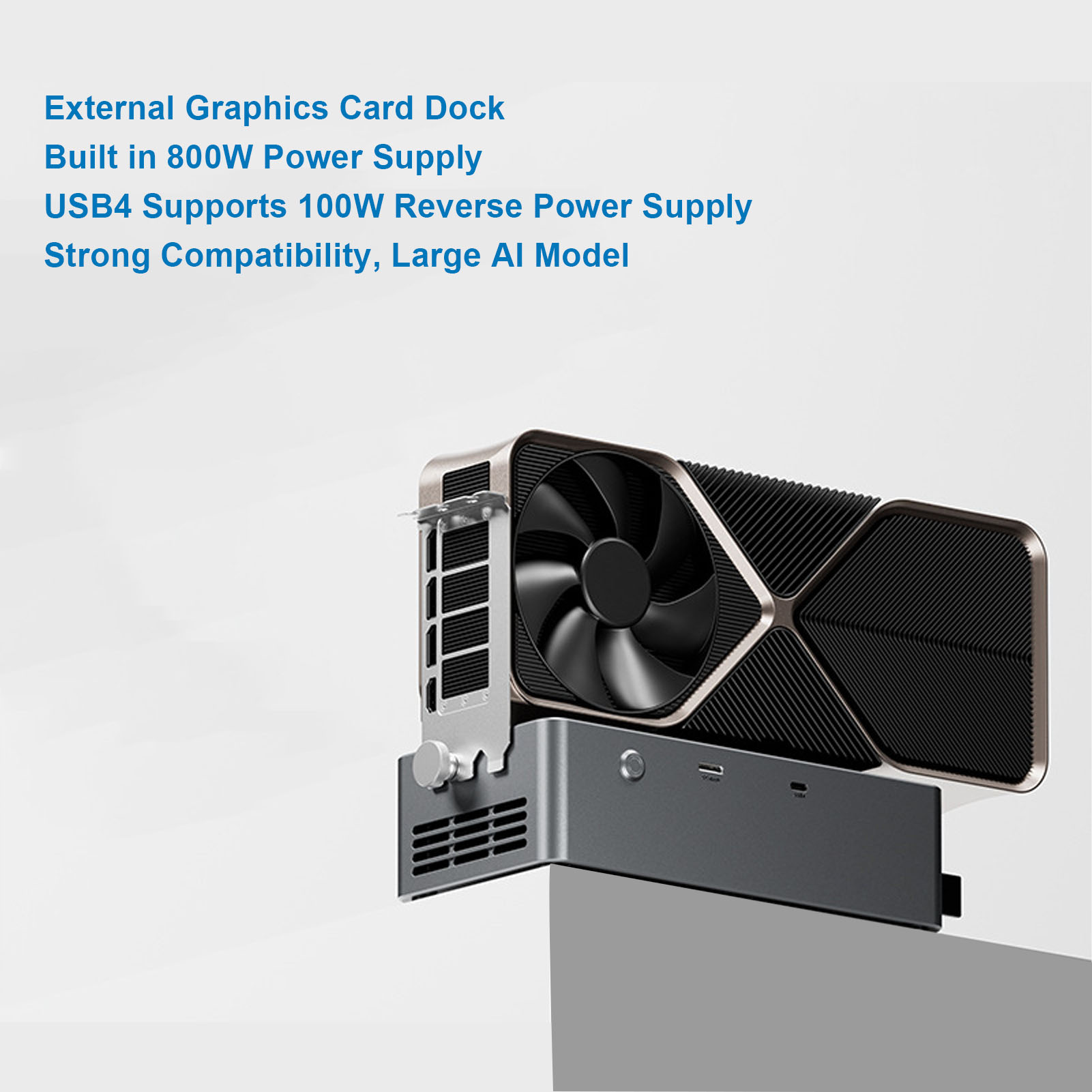 Base de Conexión para GPU Exte - Oculink Gpu Dock Station reseña y precio