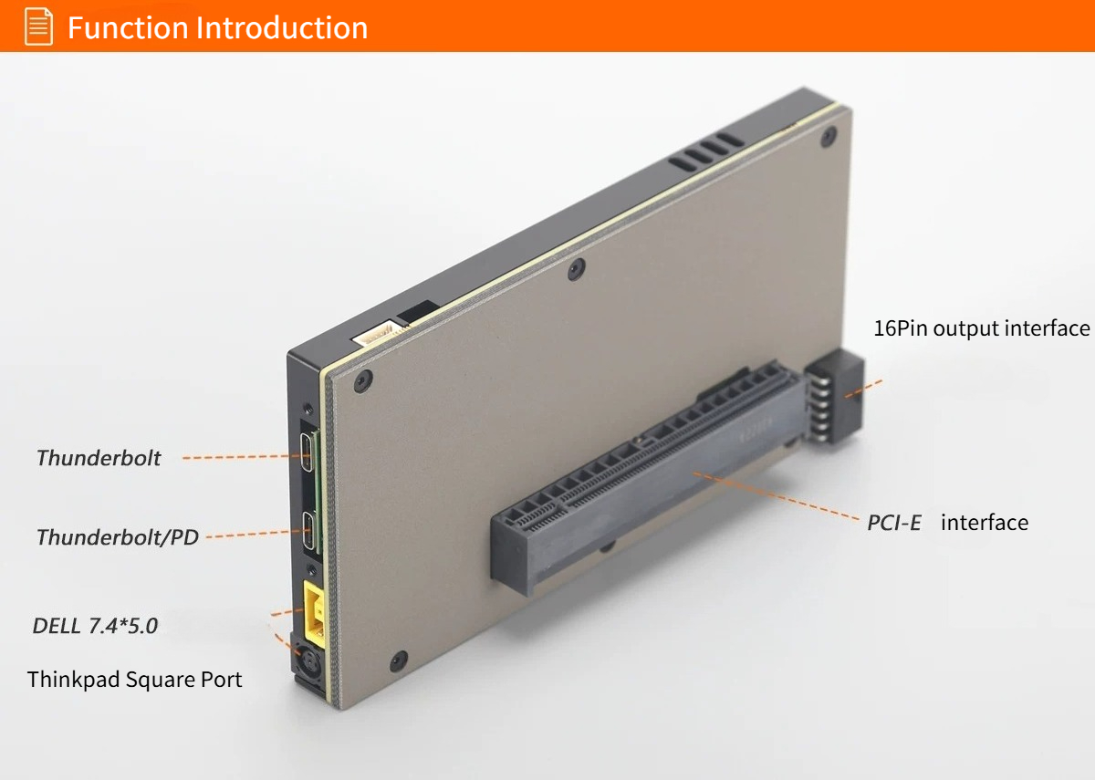 TH5P4GaN Laptop Thunderbolt 5/ - Gpu External Dock Egpu Thunderbolt 4 reseña y precio