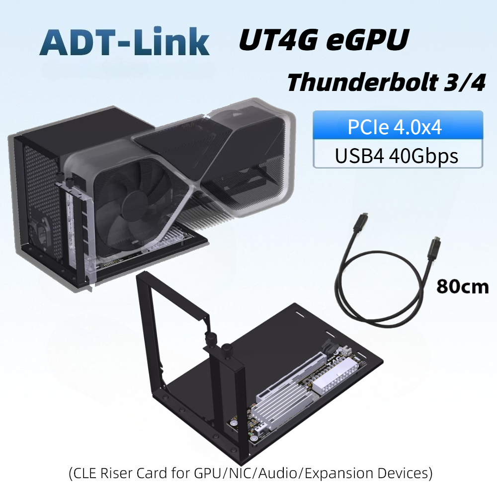 Base de conexión para tarjeta  - Gpu External Dock Egpu Thunderbolt 4 reseña y precio