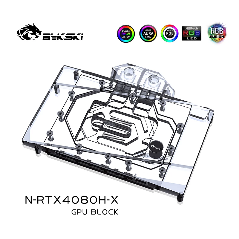 Bloque GPU Bykski N-RTX4080H-X - Rtx 4080 Water Cooling Block reseña y precio