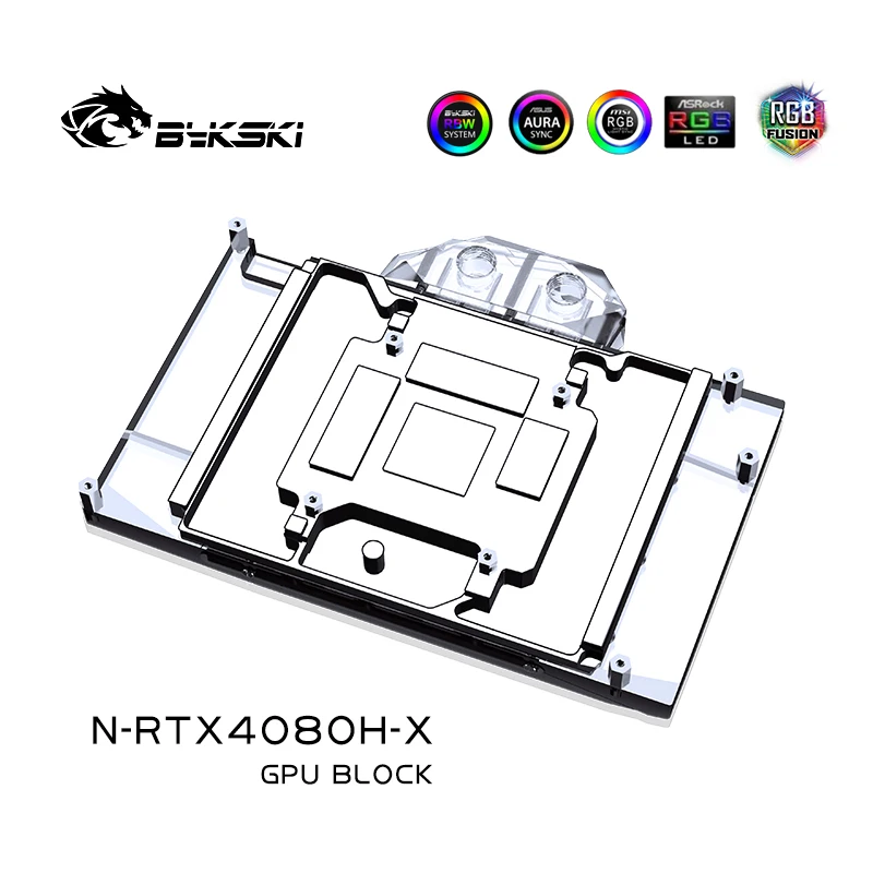 Bloque GPU Bykski N-RTX4080H-X - Rtx 4080 Water Cooling Block reseña y precio