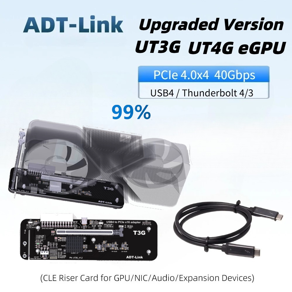 Adaptador Externo USB4 40Gbps  - Gpu External Dock Egpu Thunderbolt 4 reseña y precio