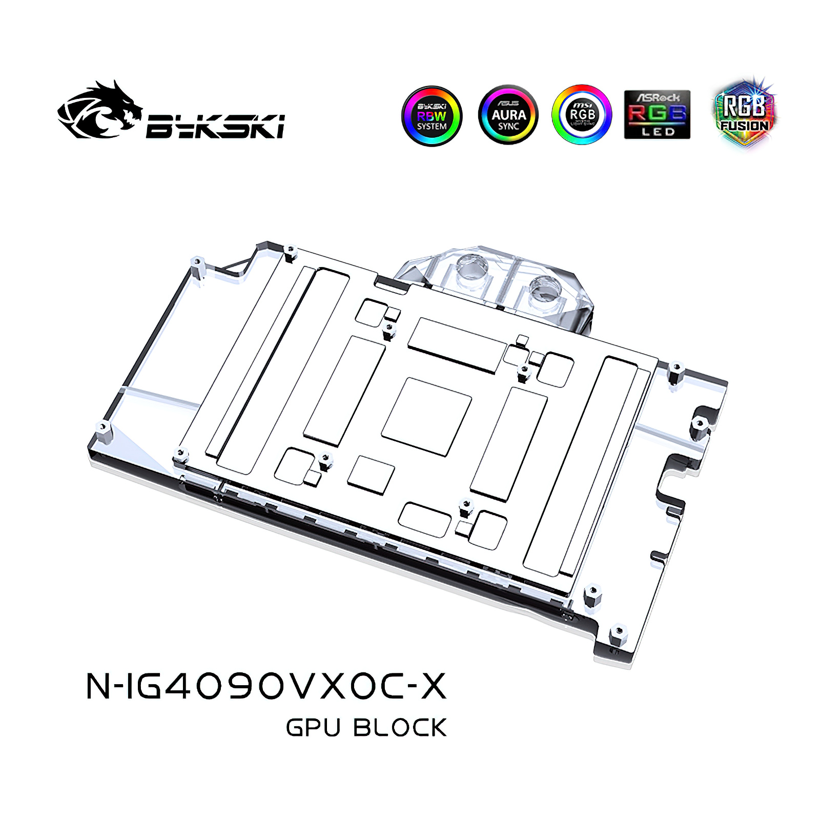 Bykski GPU Bloque de cubierta  - Rtx 4090 Water Block Full Cover reseña y precio