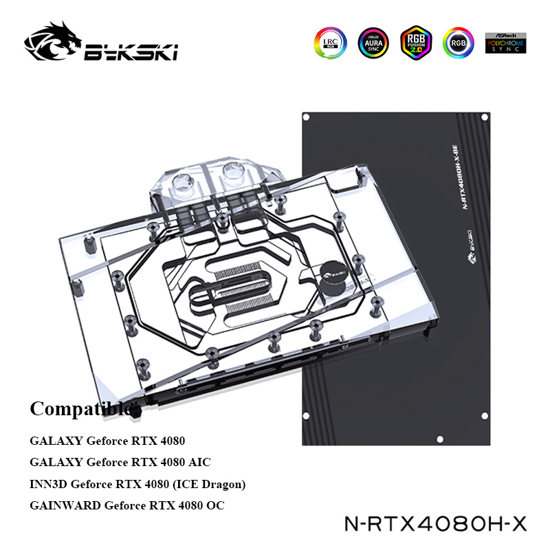 Bykski GPU enfriador de agua p - Rtx 4080 Water Cooling Block reseña y precio