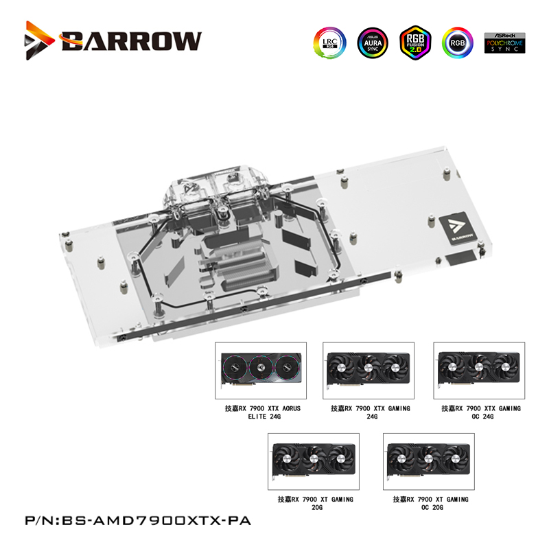 Barrow GPU bloque de agua para - Rx 7900 Xt 20Gb reseña y precio
