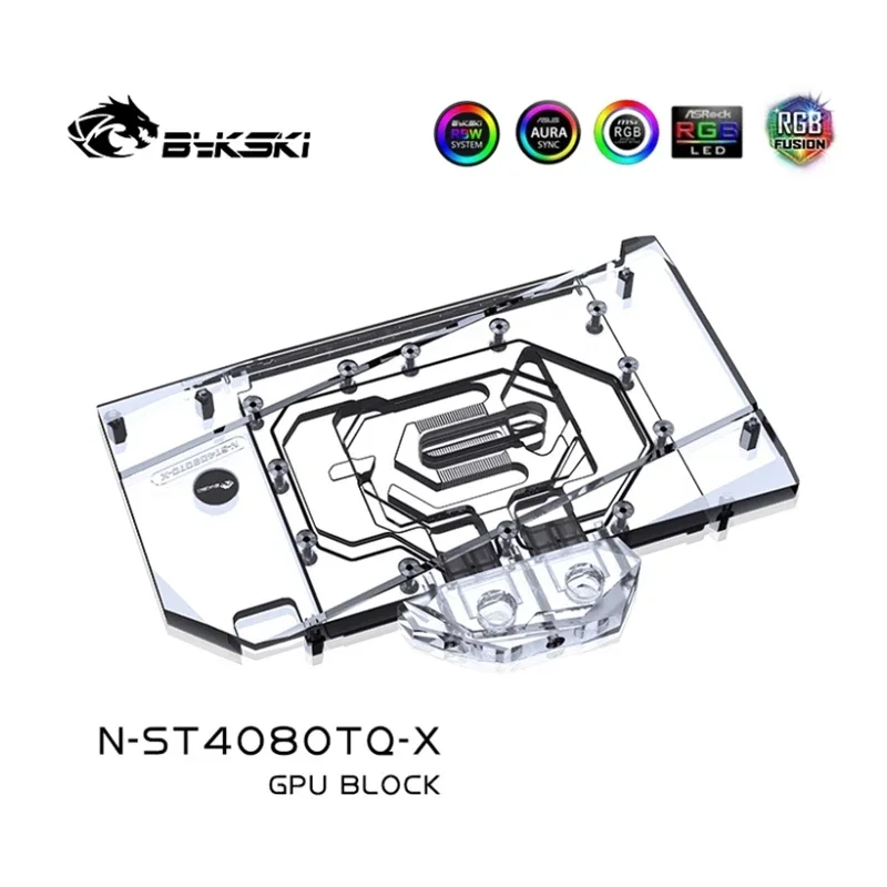 Bykski N-ST4080TQ-X bloque de  - Rtx 4080 Water Cooling Block reseña y precio