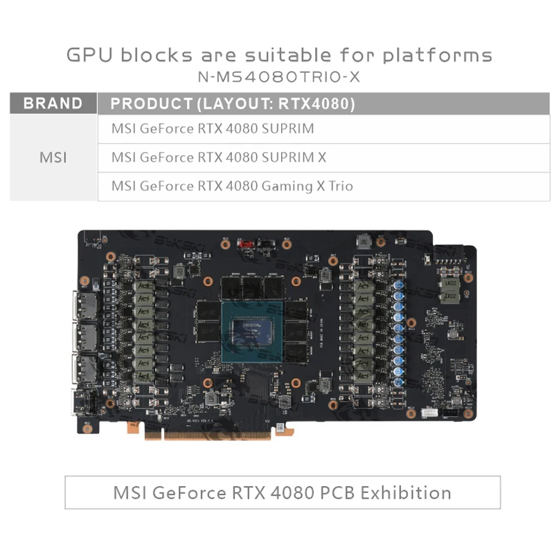 Bloque de refrigeración por ag - Rtx 4080 Water Cooling Block reseña y precio