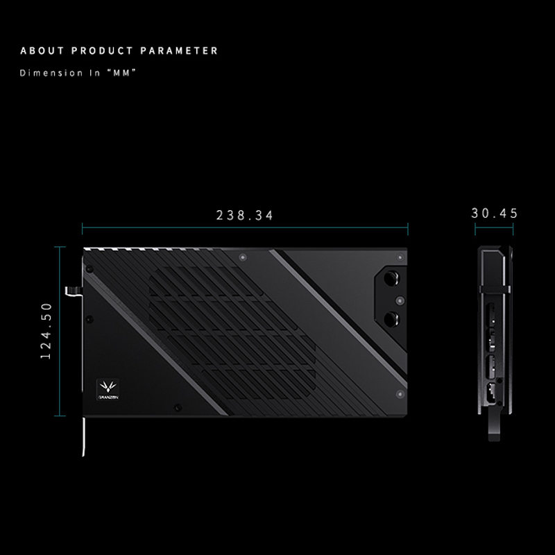 Granzon-bloque de agua para PN - Rtx 4080 Water Cooling Block reseña y precio