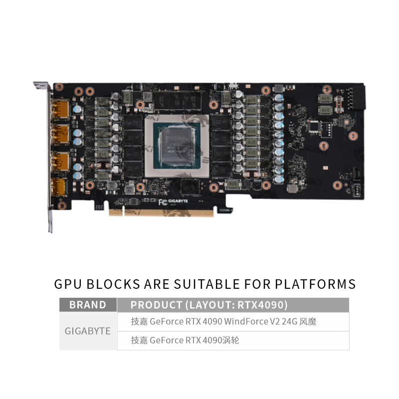 Bykski N-GV4090WF-X-V2 bloque  - Rtx 4090 Water Block Full Cover reseña y precio